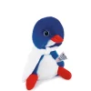 Allez les Bleus - Peluche poussin bleu Cocorico avec cape supporter - 20 cm