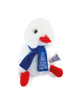 Allez les Bleus - Peluche poussin Cocorico blanc avec écharpe supporter - 20 cm