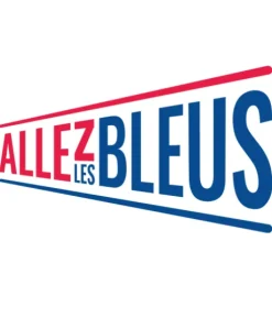 Allez les Bleus - Peluche poussin Cocorico blanc avec écharpe supporter - 20 cm