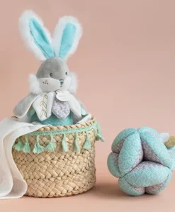 Balle d'activités Lapin de sucre - Vert - 15 cm