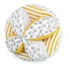 Balle d'éveil bébé avec Hochet - Pollen l'abeille en coton BIO - 15 cm - Modèle aléatoire