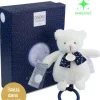 Boite a musique luminescente ours - 17 cm - Clair de Lune