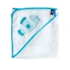 Cape de bain bébé poisson vert - 80 x 80  cm