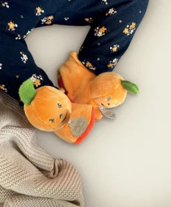 Chaussons bébé citrouilles - 0-6 mois