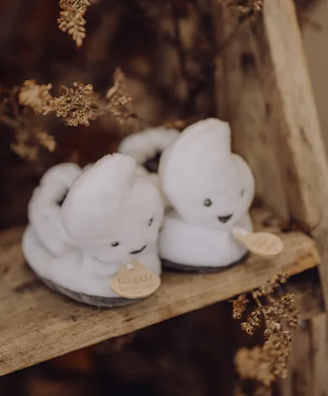 Chaussons bébé fantômes - 0-6 mois