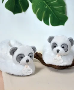Chaussons bebe en peluche Panda - Unicef - 0-6 mois
