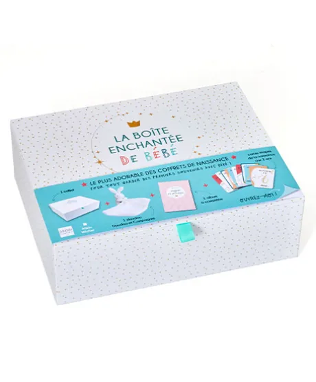 Coffret cadeau - Boîte enchantée de bébé Doudou et Compagnie X Albin Michel