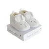 Coffret chaussons Bébé blancs - 0/6  mois