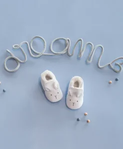 Coffret chaussons Bébé blancs - 0/6  mois