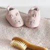Coffret chaussons Bébé roses - 0/6  mois