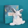 Coffret Mini Doudou Lapin bleu - Happy Pop - 17 cm