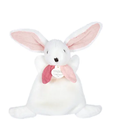Coffret Mini Doudou Lapin Vieux rose - Happy Boho - 17 cm