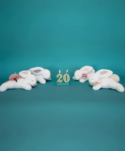 Coffret Pantin Lapin beige - Happy Wild - 25 cm