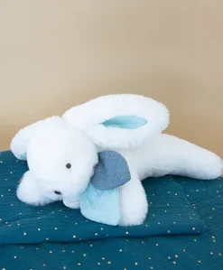 Coffret Pantin Lapin bleu - Happy Pop - 25 cm
