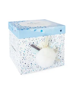 Coffret Pantin Lapin bleu - Happy Glossy - 25 cm
