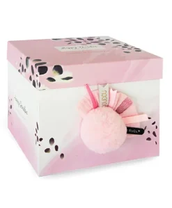 Coffret Pantin Lapin rose - Happy Blush - 25 cm