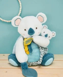 Coffret peluche d'activités Yoca le koala et son bébé  - 25 cm