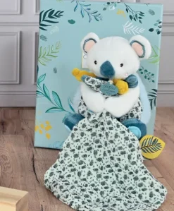Coffret peluche Koala Yoca avec Doudou - 15  cm