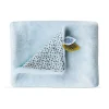Couverture bébé plaid Douceur Yoca le koala - Bleu - 70 x 100 cm