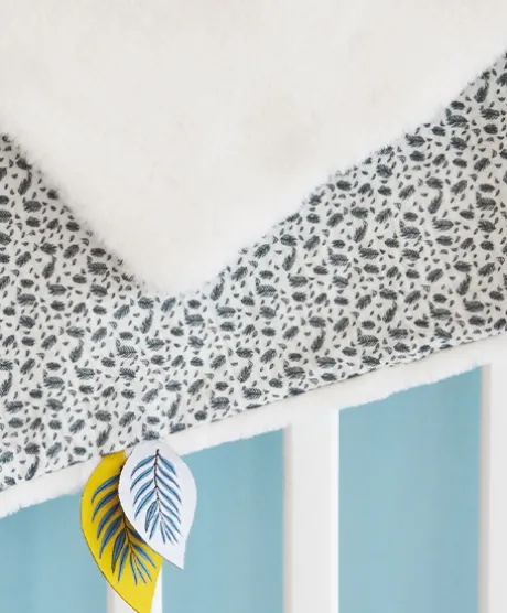 Couverture bébé plaid Douceur Yoca le koala - Blanc - 70 x 100 cm