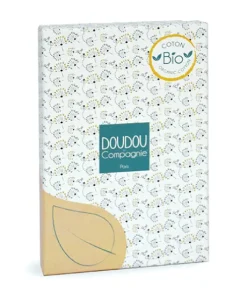 Doudou attache sucette abeille Pollen en coton BIO - 17 cm