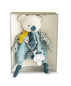 Doudou attache sucette  koala Yoca - 20 cm