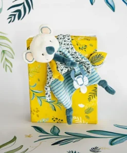 Doudou attache sucette  koala Yoca - 20 cm
