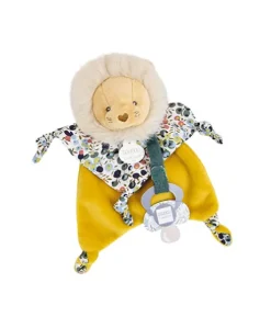 Doudou attache sucette Lion - 20 cm