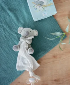 Doudou attache sucette peluche Koala - 12 cm - Unicef