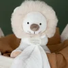 Doudou attache sucette peluche lion - 12 cm - Unicef
