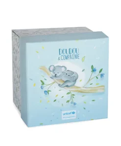 Doudou attache sucette peluche Koala - 12 cm - Unicef