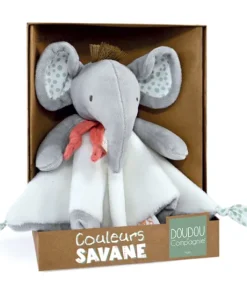 Doudou elephant gris - 25 cm