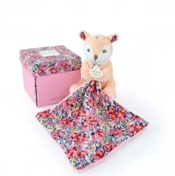 Doudou FAON beige avec mouchoir - BOH'AIME