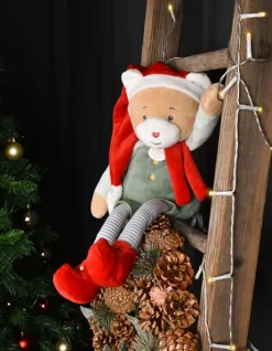 Doudou Farceur de Noël - Cotillon Lutin Farceur 40 cm
