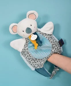 Doudou Koala marionnette - Petit sac - Amusette  3 EN 1- 30 cm