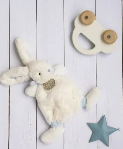 Doudou Lapin Bonbon Bleu - 26 cm