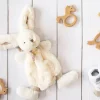 Doudou Lapin Bonbon Taupe - 26 cm