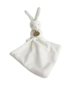 Doudou lapin mouchoir - 10 cm - Boite fleur