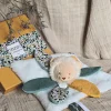 Doudou LION blanc avec pétales - BOH'AIME