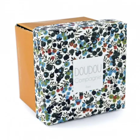 Doudou LION jaune avec mouchoir - BOH'AIME -
