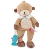 Doudou Loutre marron avec poisson - "Ma petite Louloutre"