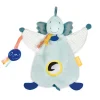 Doudou marionnette d'éveil Dinosaure vert Filou - 25 cm
