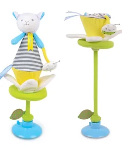 Doudou marotte marionnette cache-cache-mouton