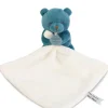Doudou mouchoir- Mon petit ourson - Bleu - 10 cm