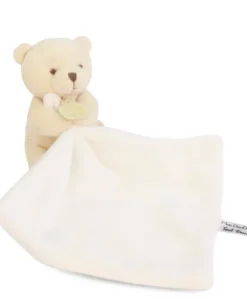 Doudou mouchoir- Mon petit ourson - Beige - 10 cm