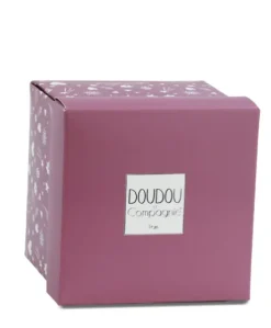 Doudou mouchoir- Mon petit ourson - Rouge bordeaux- 10 cm
