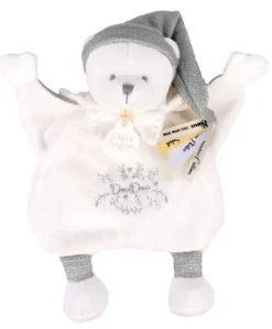 Doudou Ours cape Gris - 25 cm - Collection Anniversaire