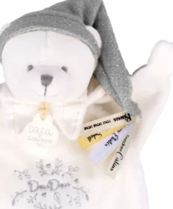 Doudou Ours cape Gris - 25 cm - Collection Anniversaire