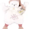 Doudou Ours cape Rose - 25 cm - Collection Anniversaire