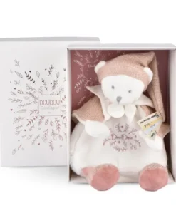 Doudou Ours cape Rose - 25 cm - Collection Anniversaire